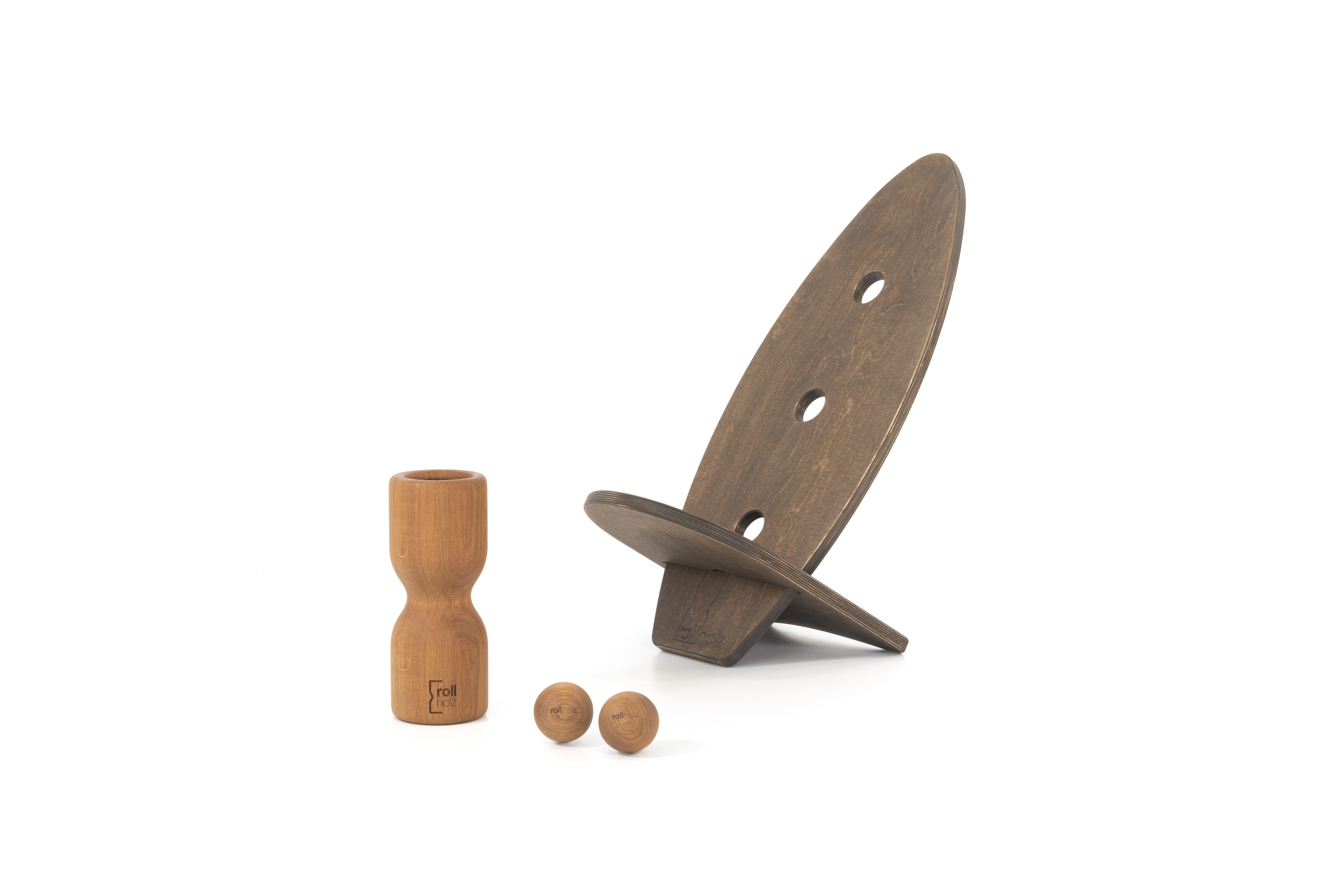 Rollbrett set eiche dunkel kl