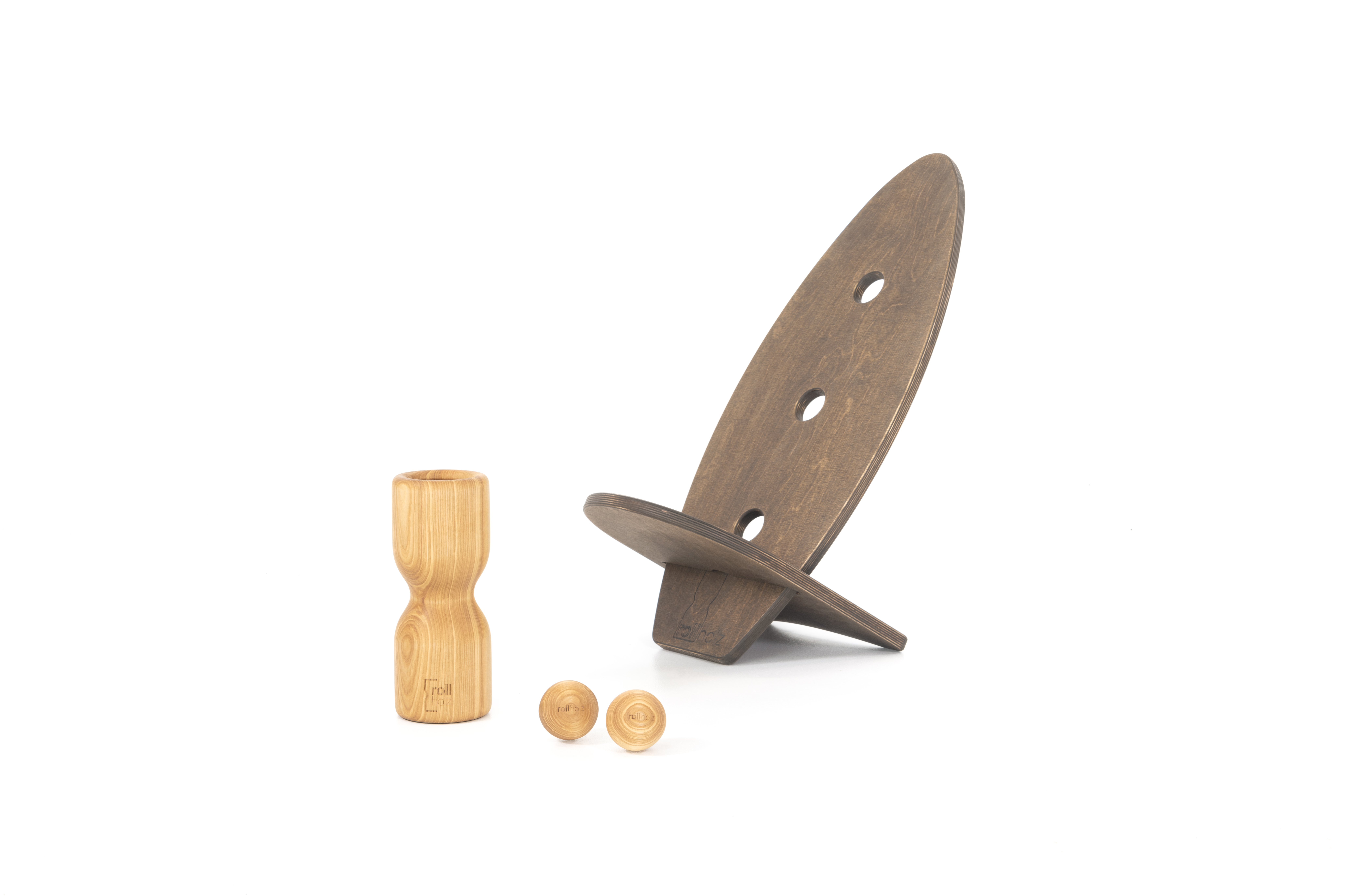 Rollbrett set esche dunkel kl